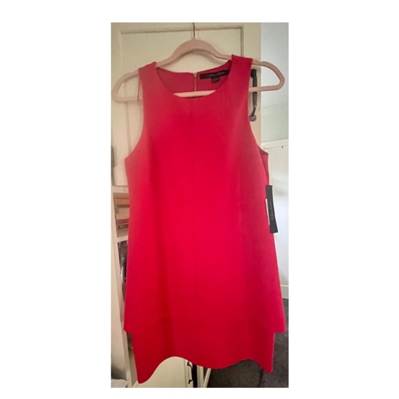 BEAUTIFUL HOT PINK A LINE DRESS NEW WITH TAGS - Picture 1 of 9